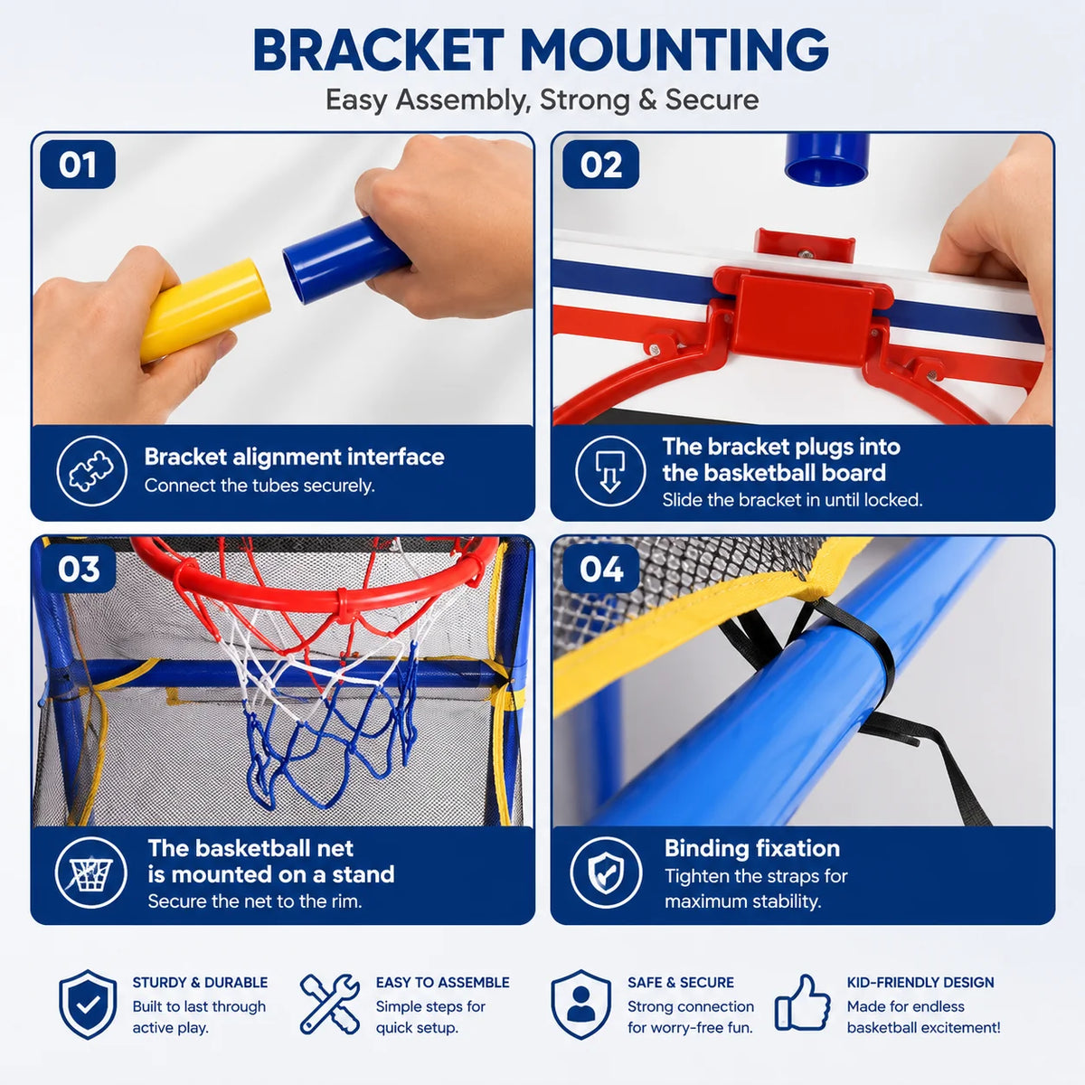Bounce & Score™ | Kids Arcade Basketball Game Set