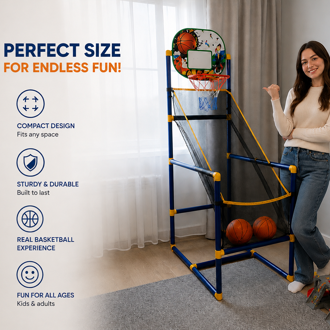 Bounce & Score™ | Kids Arcade Basketball Game Set
